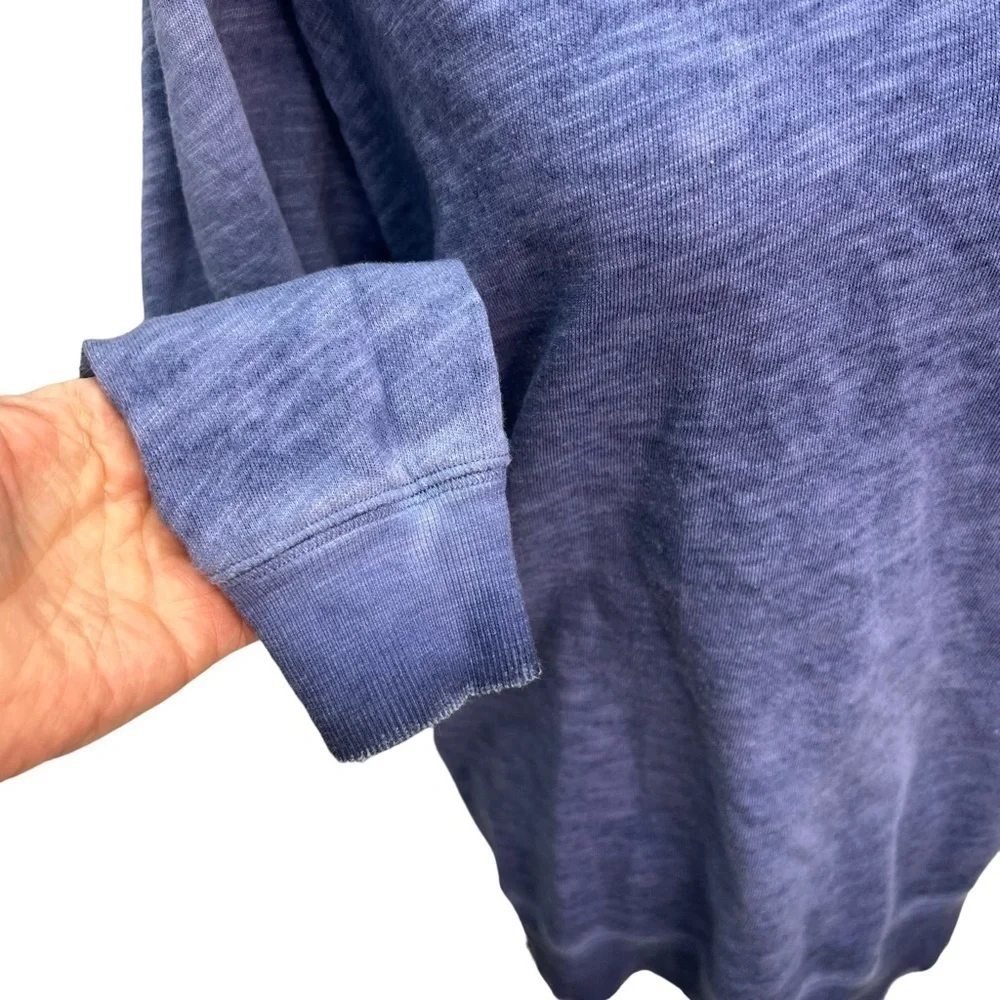 Victoria's Secret PINK Distressed Gradient Blue Sweatshirt Size XS - Picture 7 of 10
